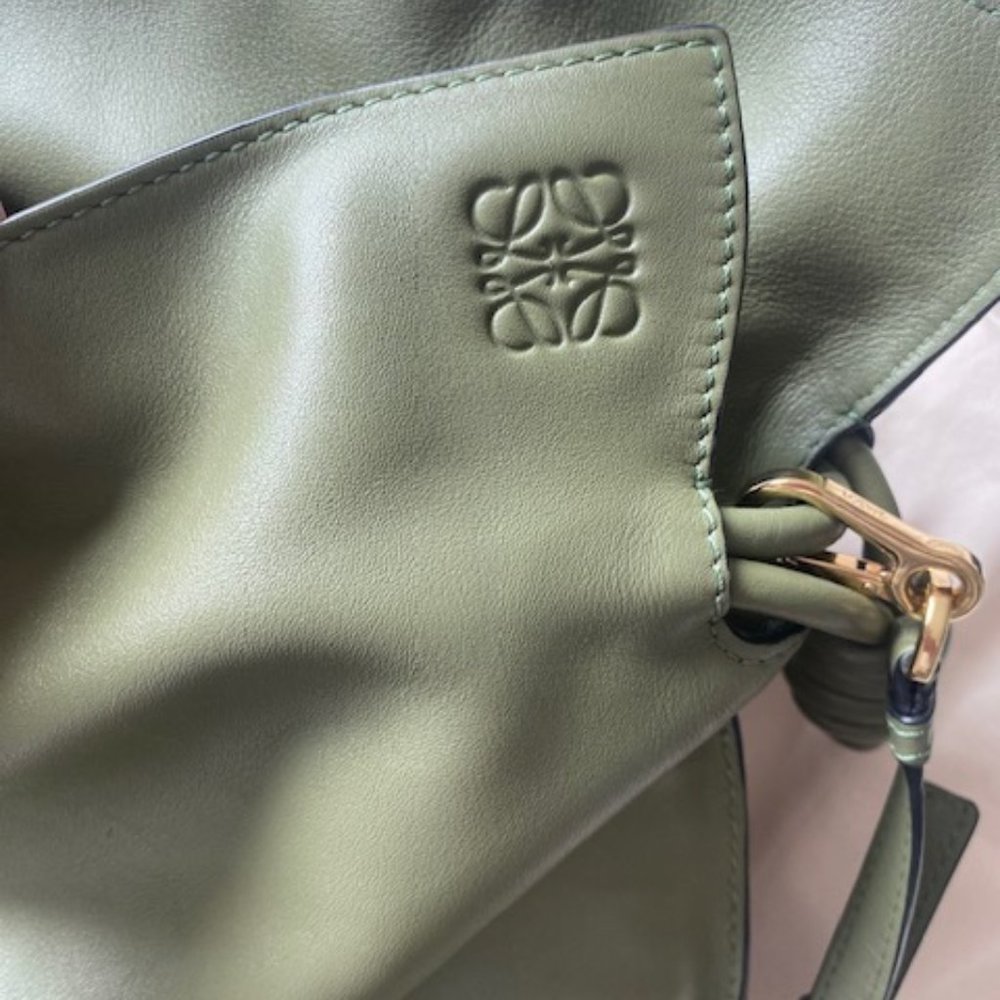 Loewe Flamenco bag in green